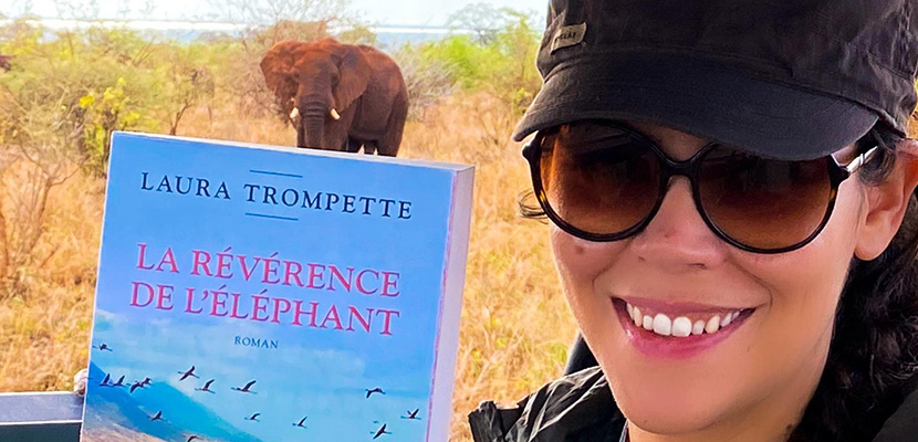 Author Laura Trompette at Tanganyika Expeditions